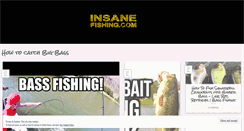 Desktop Screenshot of insanefishing.com